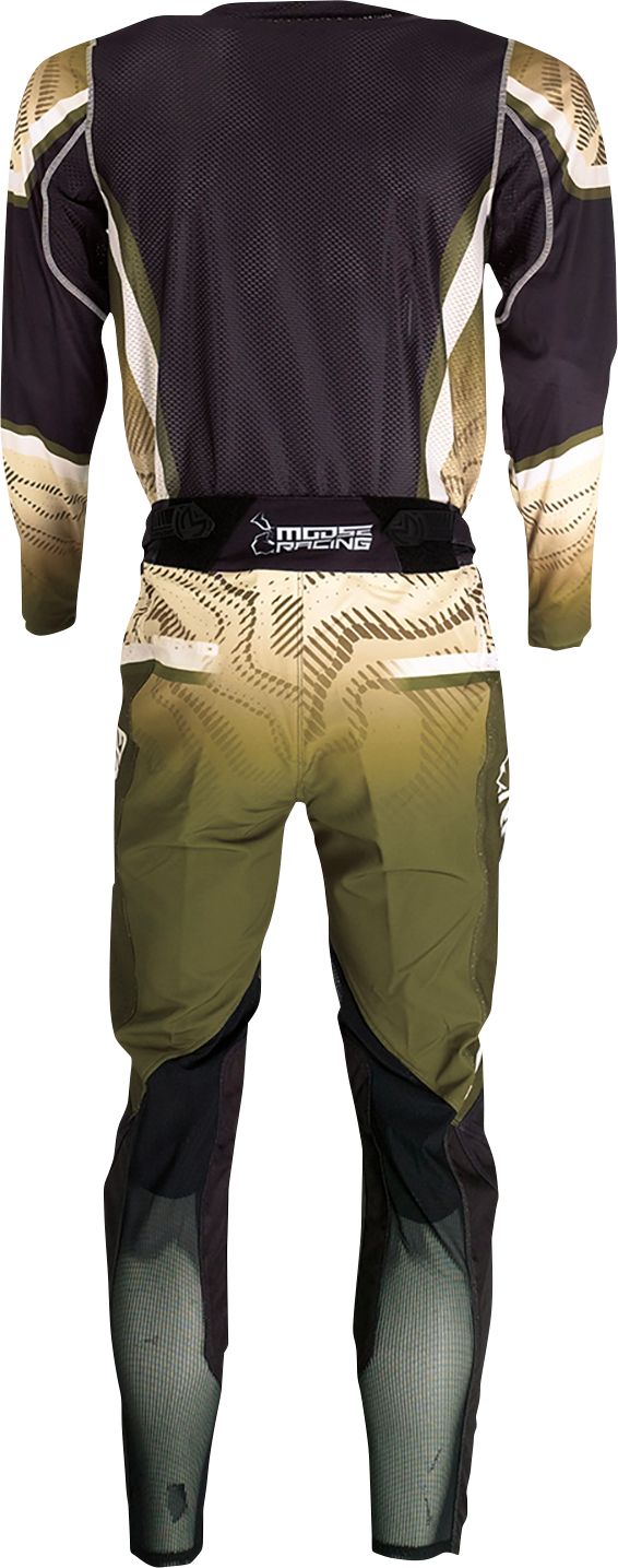 MOOSE RACING Agroid Jersey - Olive/Tan/Black - Small 2910-7408