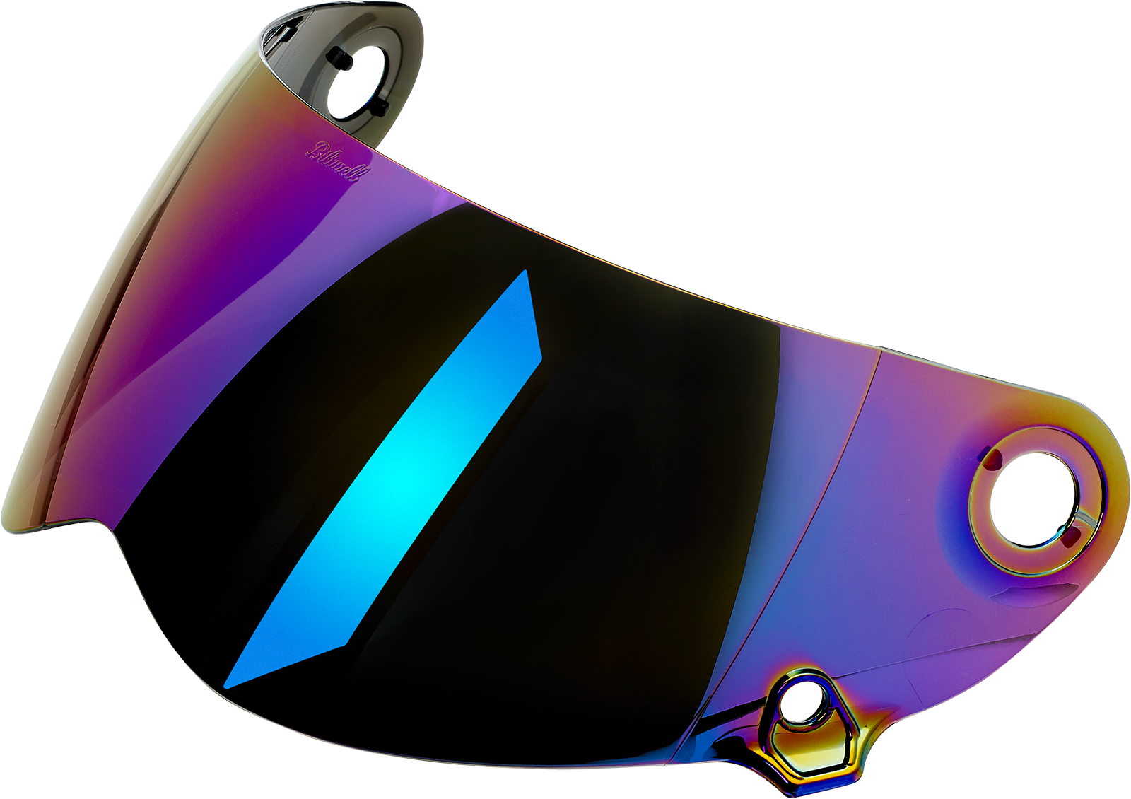BILTWELL Lane Splitter Gen 2 Shield - Rainbow Mirror 1112-223