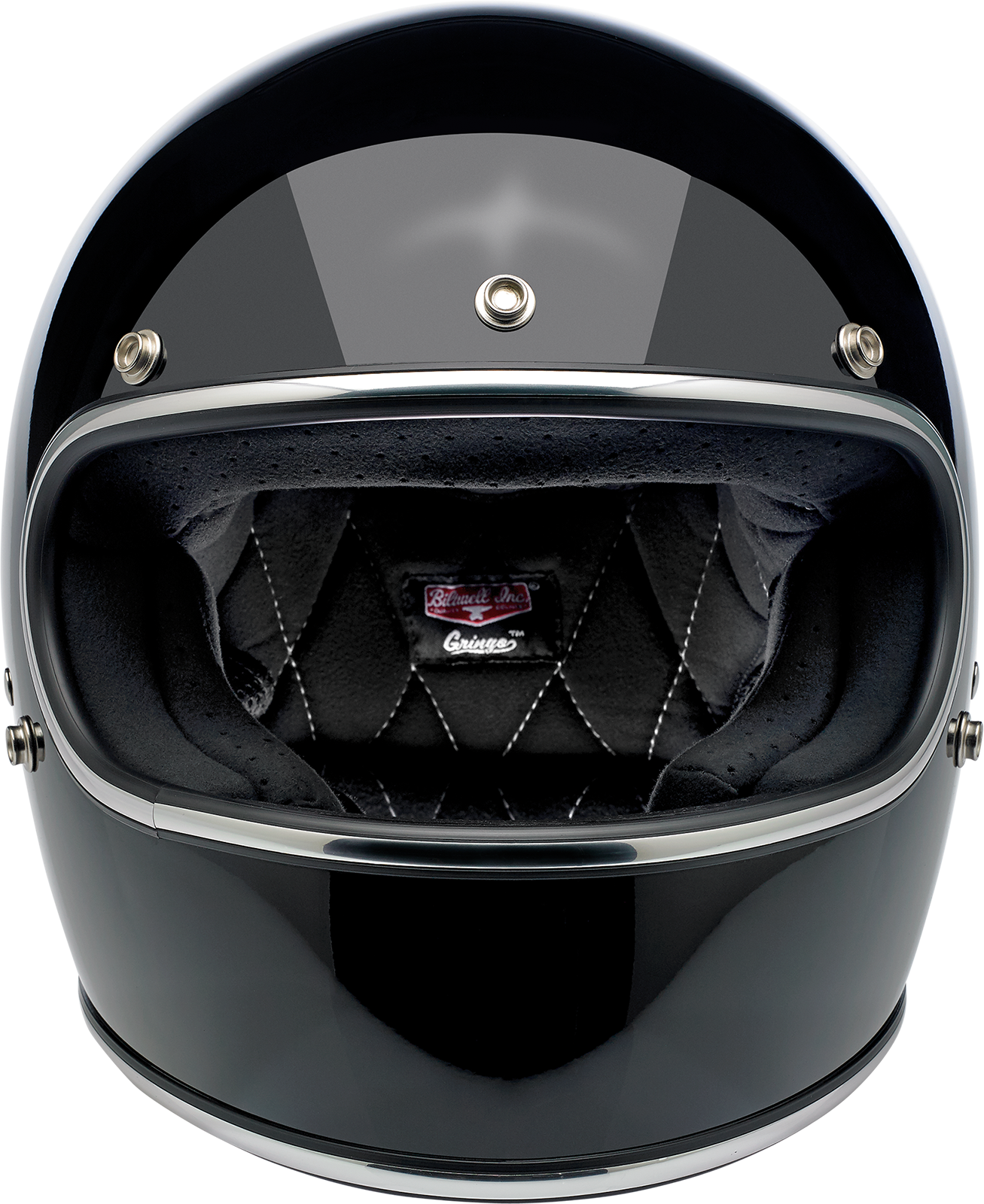 BILTWELL Gringo Helmet - Gloss Black - Small 1002-101-102