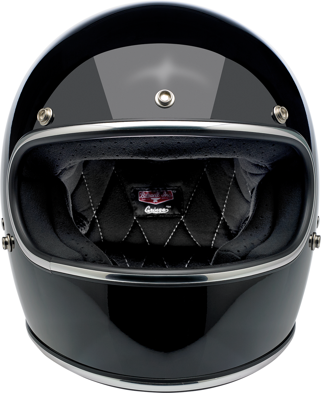 BILTWELL Gringo Helmet - Gloss Black - Large 1002-101-104