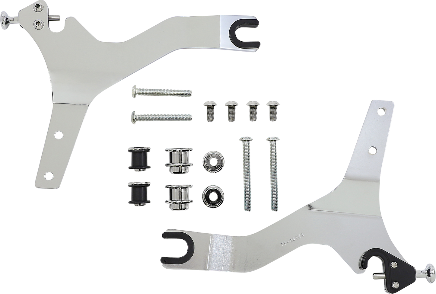 COBRA Backrest Kit - 14" - Chrome - Sportster 602-2045