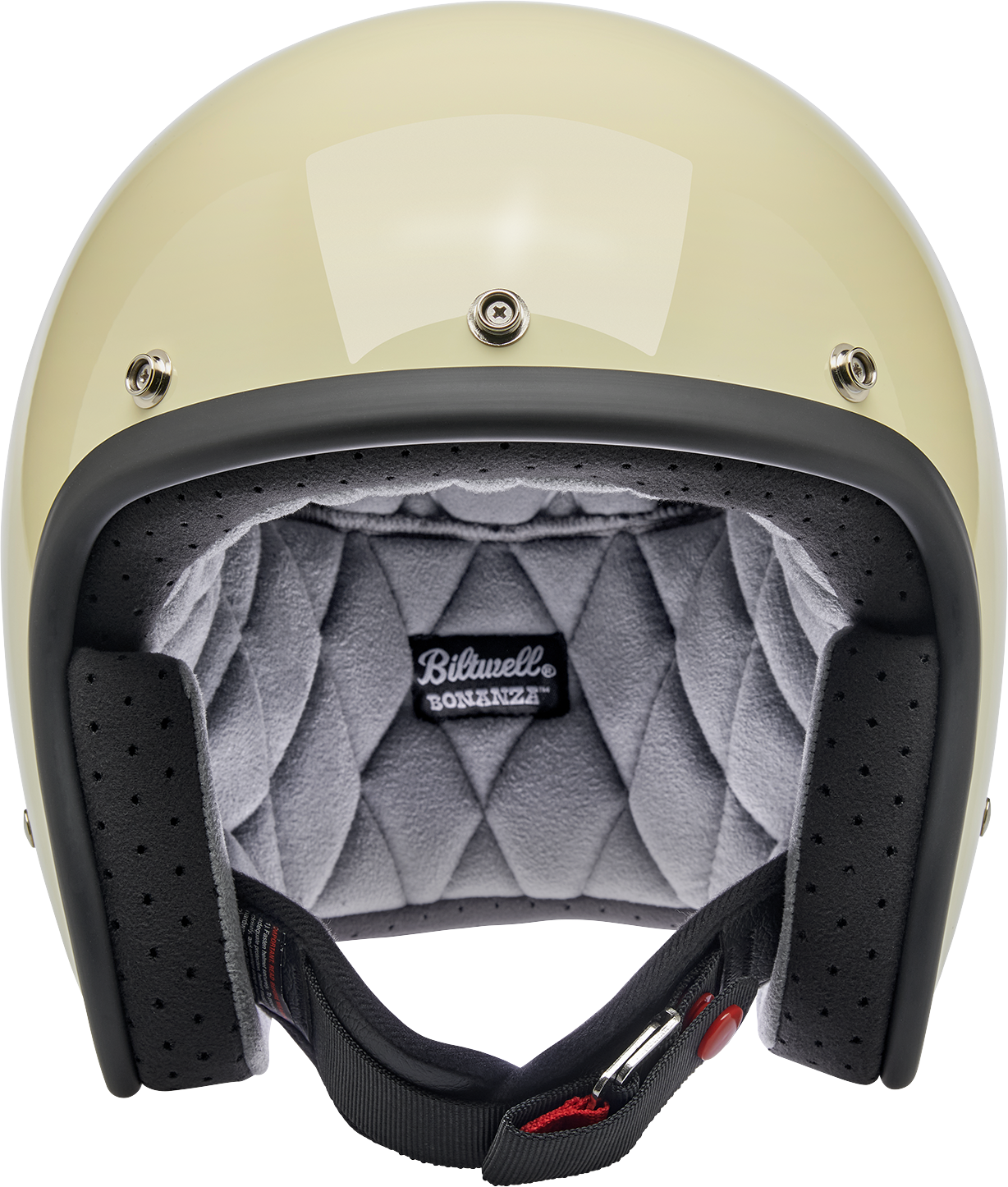 BILTWELL Bonanza Helmet - Gloss Vintage White - Medium 1001-102-203