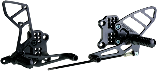 VORTEX Rearset - Black - SV650/1000 RS505K