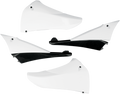 UFO Upper Radiator Shrouds - White/Black YA04823-046