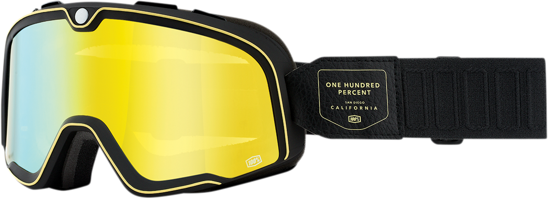 100% Barstow Goggles - Caliber - Flash Yellow 50002-255-01