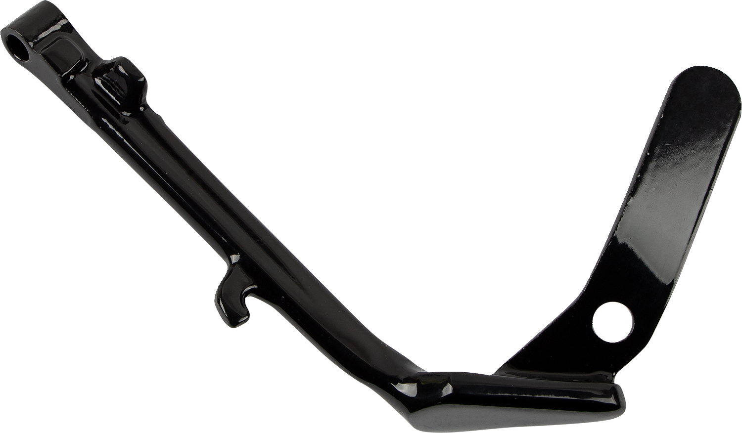 DRAG SPECIALTIES Kickstand - Gloss Black - Stock Length C32-0481GB