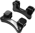 DRAG SPECIALTIES Fender-To-Fork Adapters - Gloss Black 1410-0096