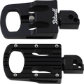 BILTWELL Punisher Footpeg - Passenger - Black - M8 7005-203-04
