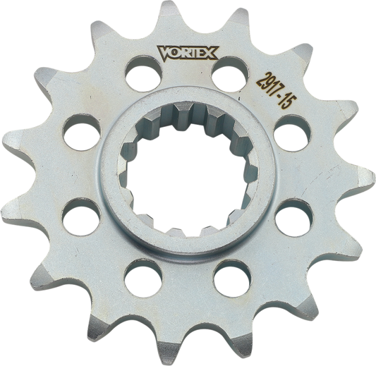 VORTEX Front Sprocket - Silver - 15-Tooth 2917-15