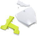 UFO Front Number Plate - White - With Guide HU03395041