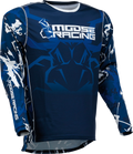 MOOSE RACING Agroid Jersey - Blue/White - Small 2910-7006