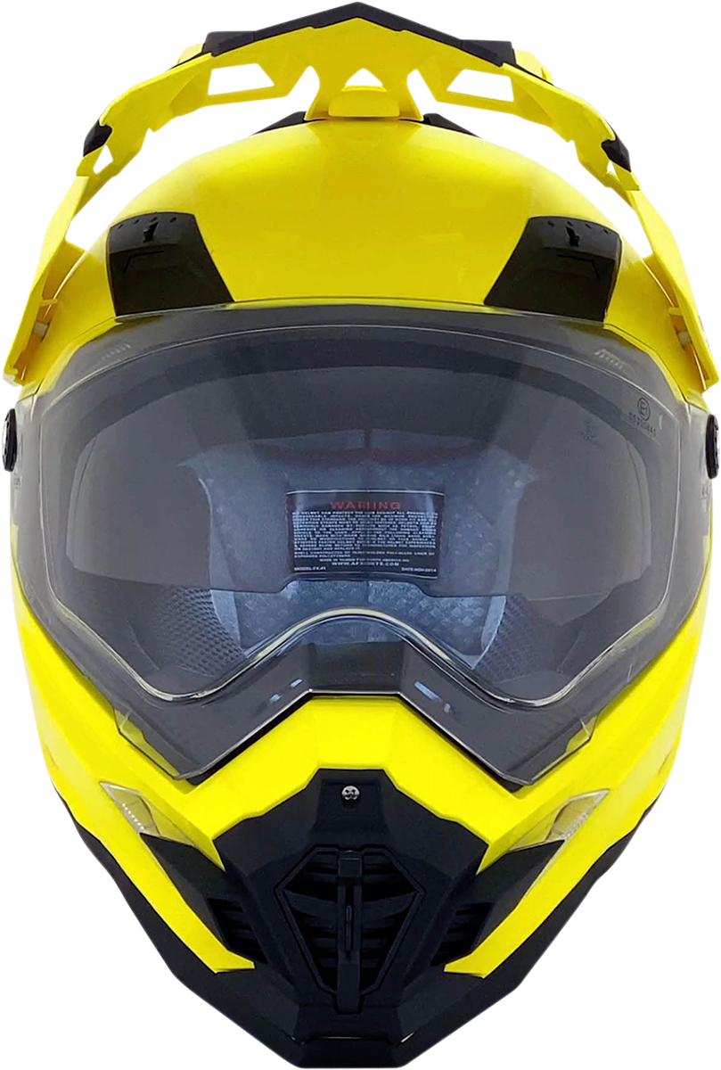 AFX FX-41DS Helmet - Hi-Vis Yellow - Small 0110-3773