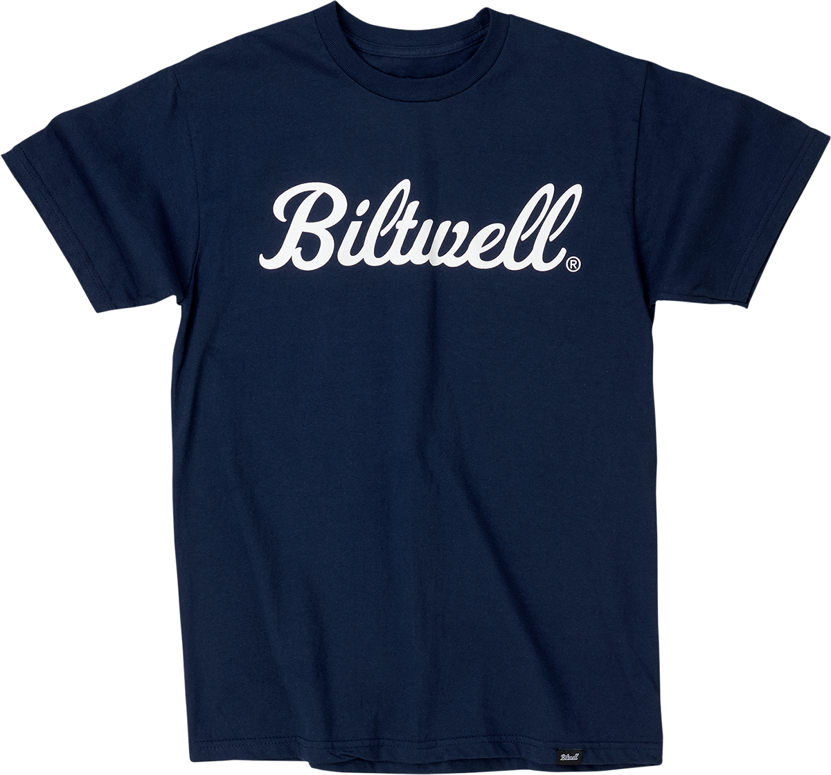 BILTWELL Script T-Shirt - Navy - XL 8101-052-005