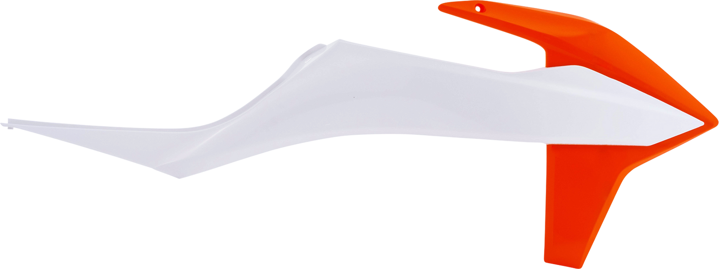 ACERBIS Radiator Shroud - OEM Orange/OEM White 2726516813