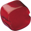 DRAG SPECIALTIES Taillight Lens - Bottom Tag Window - Red 12-0018D-BC446