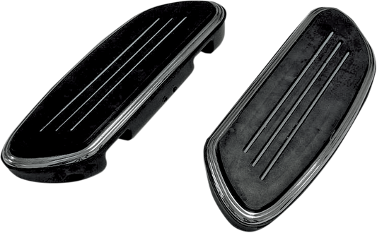 DRAG SPECIALTIES Footboard Sweeper - Black P17-0433B