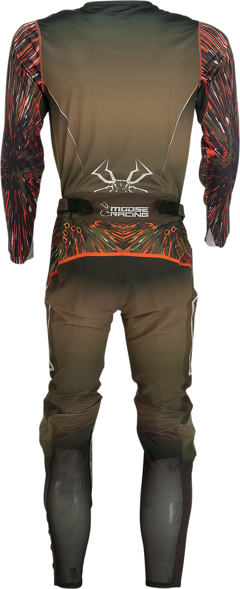 MOOSE RACING Agroid Pants - Olive/Orange - 40 2901-10070