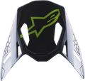 ALPINESTARS Supertech M8 Visor - Echo - Black/Blue/Fluo Yellow/Purple 8982621-1759
