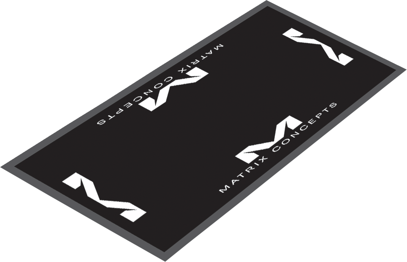 MATRIX CONCEPTS,LLC M20 Carpeted Mat - Black - 2'x4' M20-200