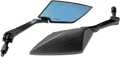 KOSO NORTH AMERICA Blue Lens Mirror - Carbon Fiber/Black OA016CK6