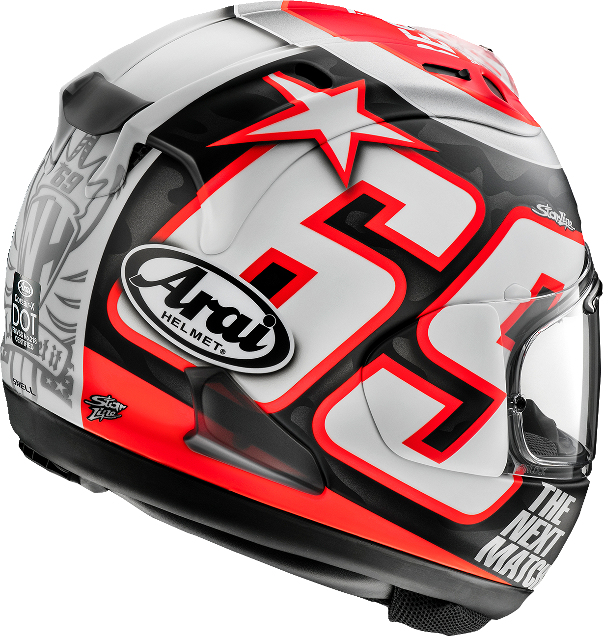 ARAI Corsair-X Helmet - Nicky Reset - Frost - XS 0101-15895