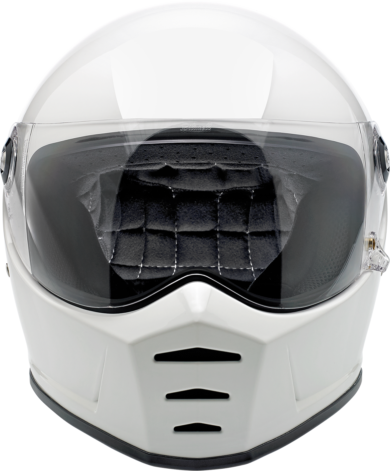 BILTWELL Lane Splitter Helmet - Gloss White - Medium 1004-104-103