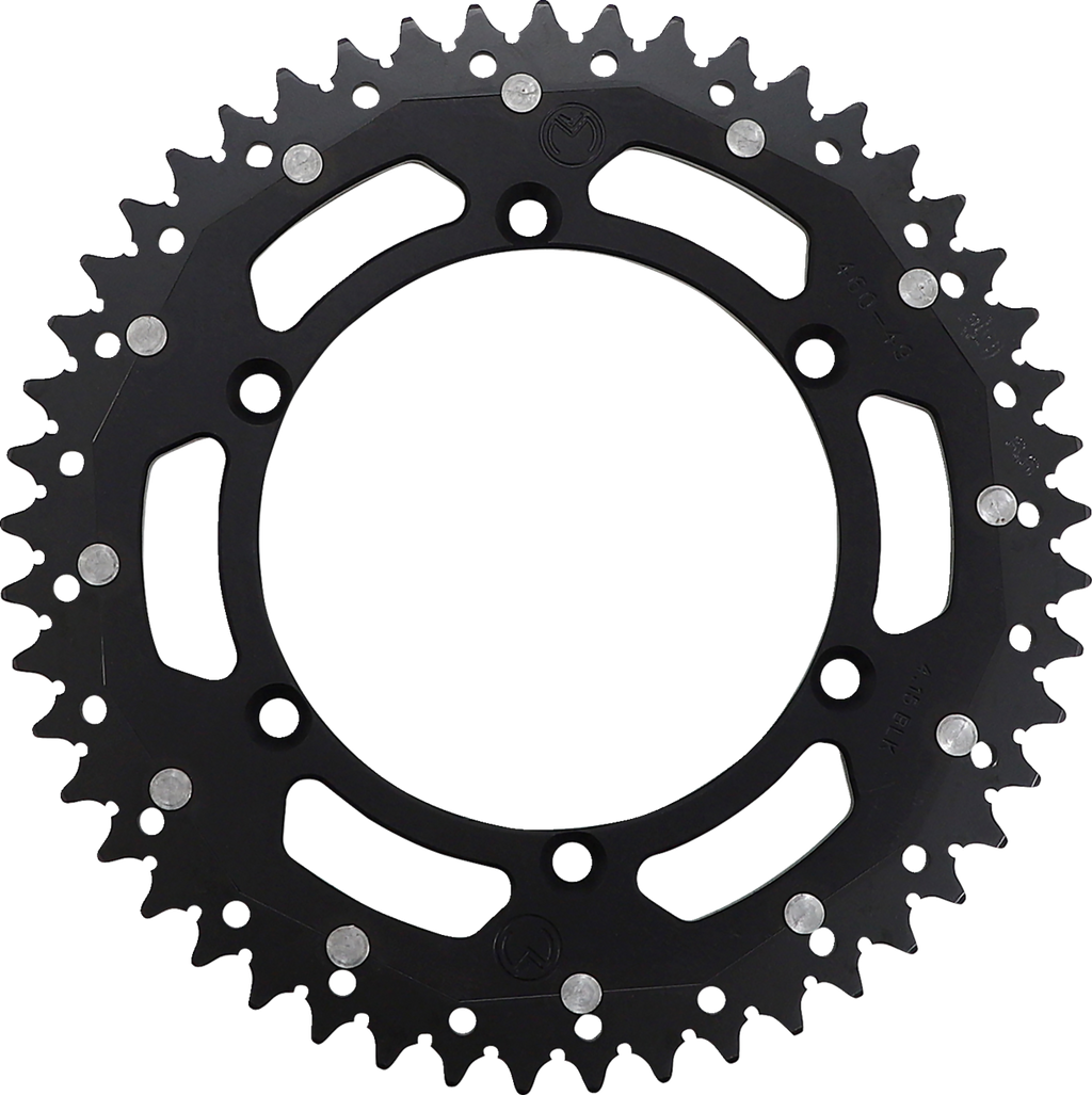 MOOSE RACING Dual Sprocket - Black - 49 Tooth 1210-460-49-10X