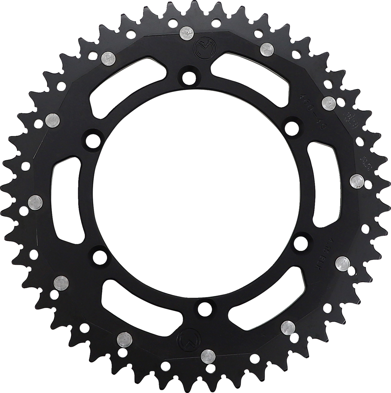 MOOSE RACING Dual Sprocket - Black - 49 Tooth 1210-460-49-10X
