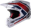 ALPINESTARS Supertech M10 Helmet - Meta 2 - MIPS® - White/Red/Blue - Medium 8300422-2378-MD