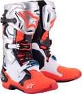 ALPINESTARS Limited Edition Vision Tech 10 Boots - Black/White/Silver/Red - US 12 2010020-1283-12