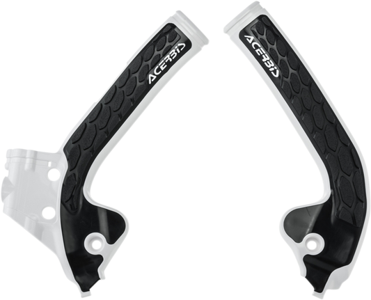 ACERBIS X-Grip Frame Guards - White/Black 2686041035