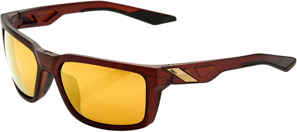100% Daze Sunglasses - Rootbeer - Gold 61030-103-69