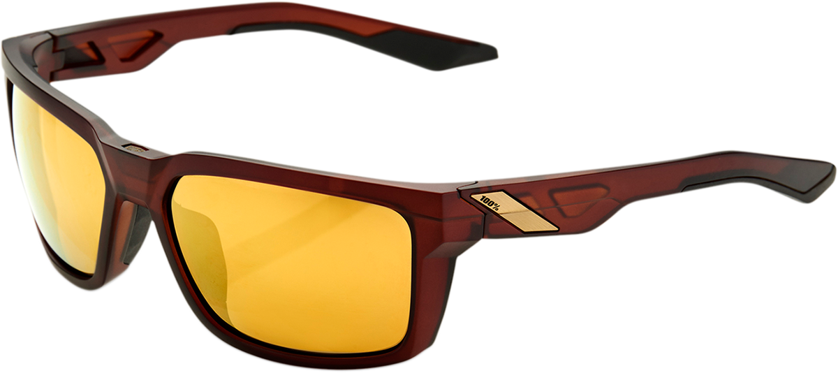 100% Daze Sunglasses - Rootbeer - Gold 61030-103-69