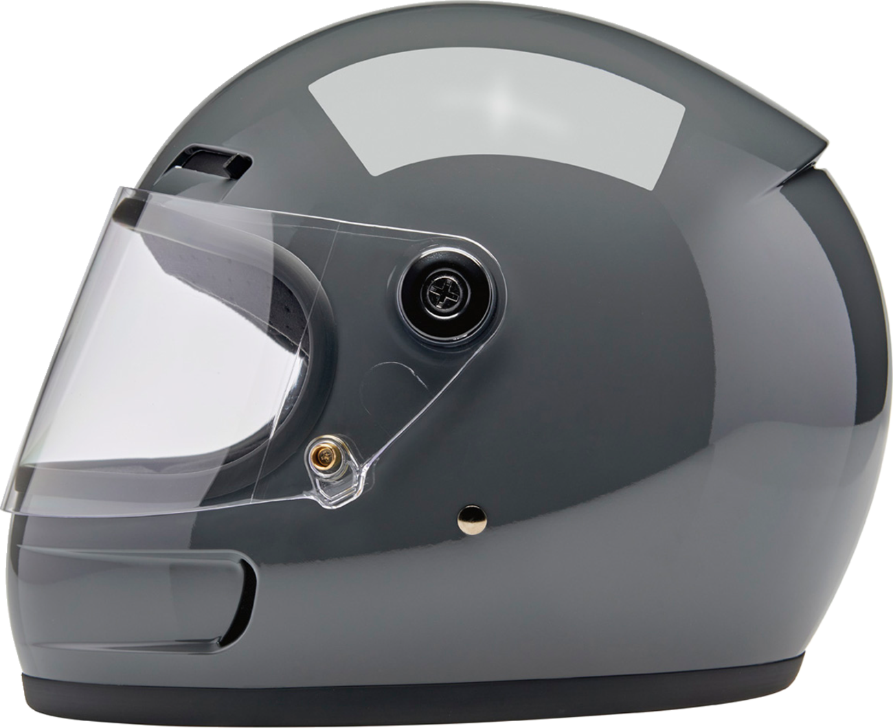BILTWELL Gringo SV Helmet - Gloss Storm Gray - Small 1006-109-502