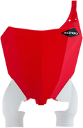 ACERBIS Raptor Number Plate - Red/White ACT RD/WT;4BK/WT 05201893 2630771005