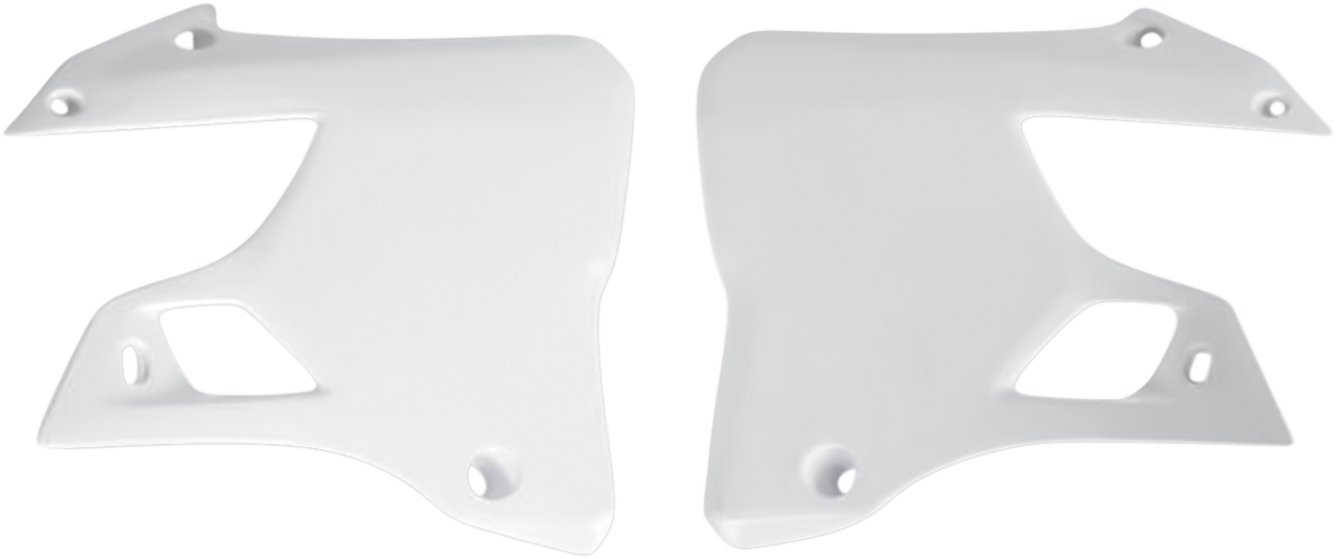 UFO Radiator Shrouds White YZ125/250 1996-2001 YA02898046