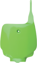 UFO Front Number Plate - KX Green KA03712-026