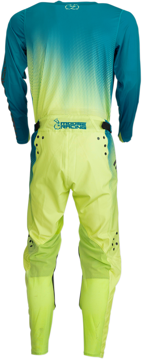 MOOSE RACING Agroid Pants - Aqua/Green - 36 2901-8491