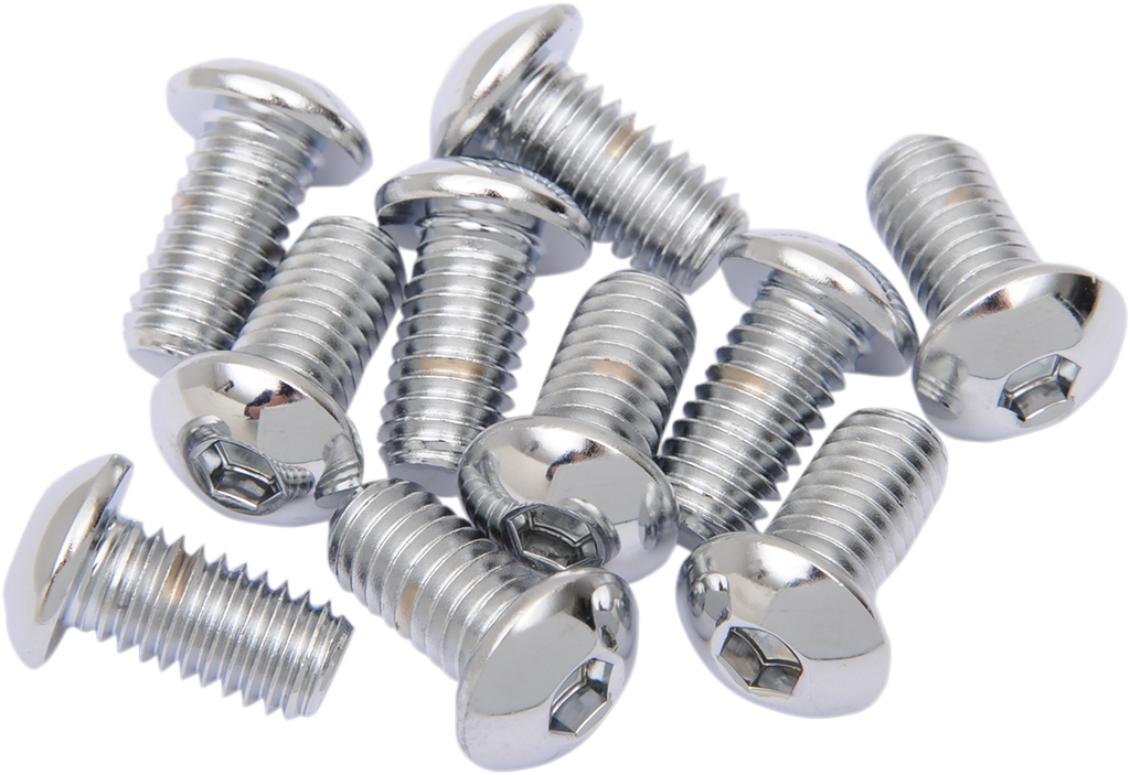 DRAG SPECIALTIES Bolts - Button-Head - 3/8"-16 x 3/4" MPB418