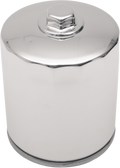 DRAG SPECIALTIES Magnetic Ring Oil Filter with Nut - Chrome - 3-1/4" 14-0020HPK-BX18