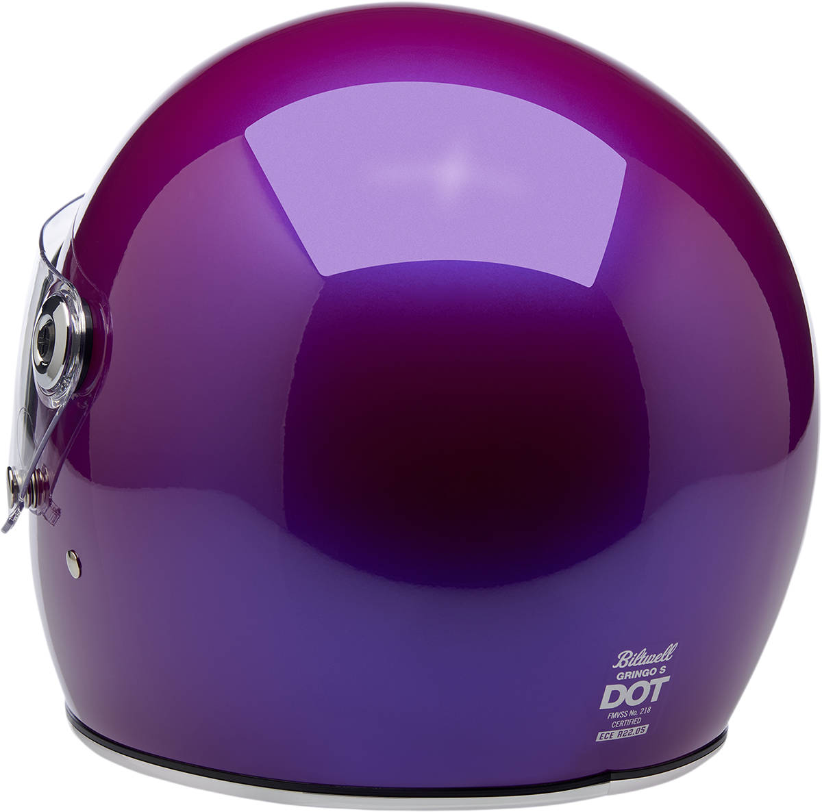 BILTWELL Gringo S Helmet - Metallic Grape - 2XL 1003-339-106