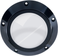 BARNETT Derby Cover - Black/Clear - '99-'06 Big Twin 343-30-44006