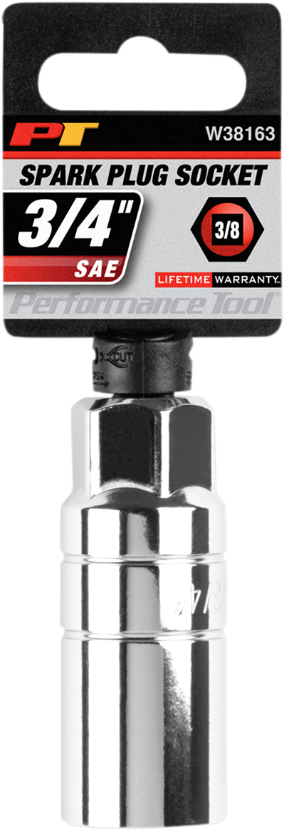 PERFORMANCE TOOL Socket - Spark/Plug - 3/4" W38163