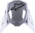 ALPINESTARS Supertech M8 Visor - Radium 2 - Gloss Black/White 8981523-12