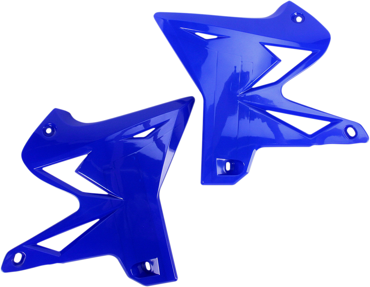 UFO Restyled Radiator Covers - Reflex Blue - YZ YA04834-089