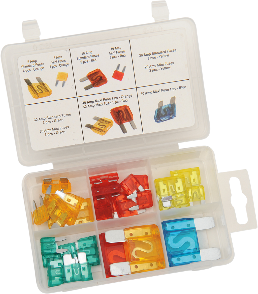 PERFORMANCE TOOL Fuse Assortment - 33-Piece W5370