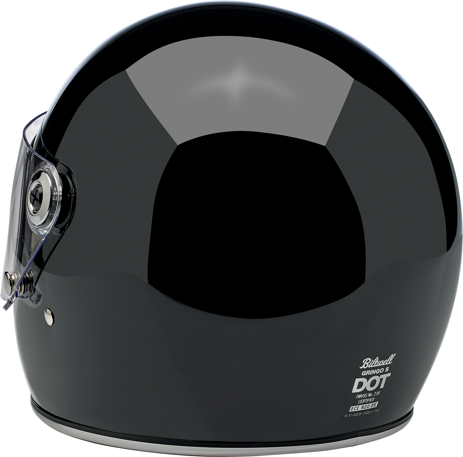 BILTWELL Gringo S Helmet - Gloss Black - 2XL 1003-101-106