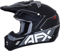 AFX FX-17 Helmet - Aced - Matte Black/White - Medium 0110-6490