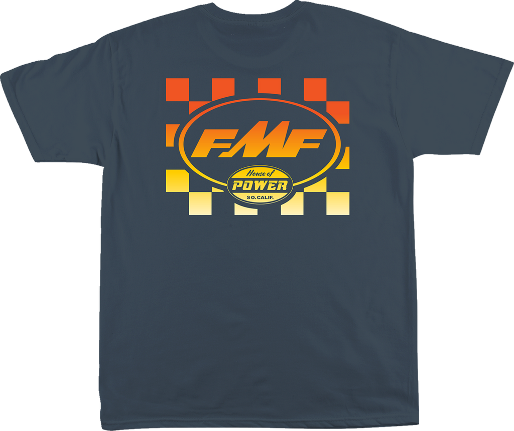 FMF Faded Checkers T-Shirt - Blue - XL SP22118903BLXL 3030-21864