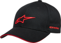 ALPINESTARS Rostrum Hat - Black/Red - One Size 1232-81000-1030